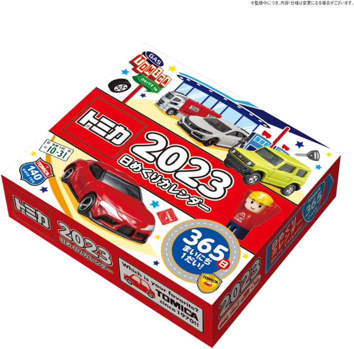 New Japan Calendar 2023 Page-A-Day Calendar Tomica NK8820