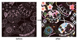 Scratch Art for Balancing the Autonomic Nervous System: Beautiful Traditional Patterns of Japan