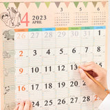New Japan Calendar 2023 Wall Calendar Animal Family NK31