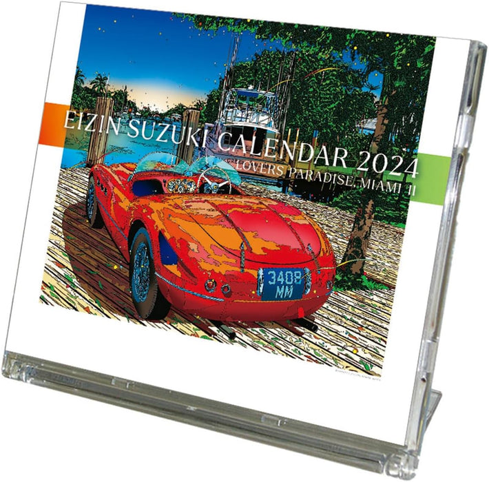 Try-X 2024 Desk Calendar Eizin Suzuki CL-482 13x16cm