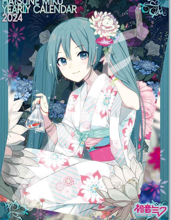 Ensky Hatsune Miku 2024 Wall Calendar CL-059