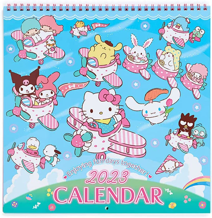 Sanrio 2023 Wall Calendar Sanrio Characters 3 Months 204498