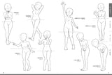 Low Heads Tall Illustration Pose Collection Girls Edition