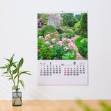 New Japan Calendar 2024 Wall Calendar English Garden NK405 750x504mm