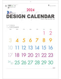 Todan 2024 Wall Calendar Design Calendar DX Memo 60.8 x 42.5cm TD-691