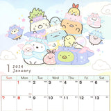 San-X 2024 Sumikko Gurashi Wall Calendar B4 CD37901