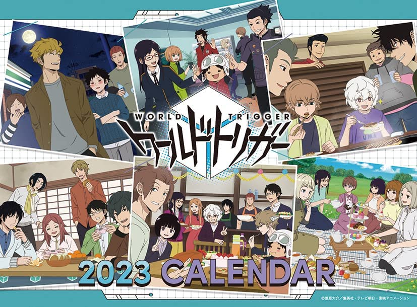 Toei Animation World Trigger 2023 Desktop Calendar CL-017