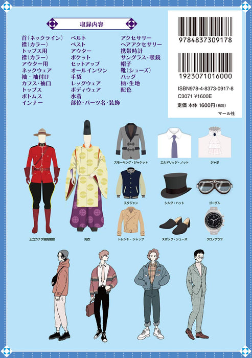 Men's Modalina Fashion Parts Encyclopedia