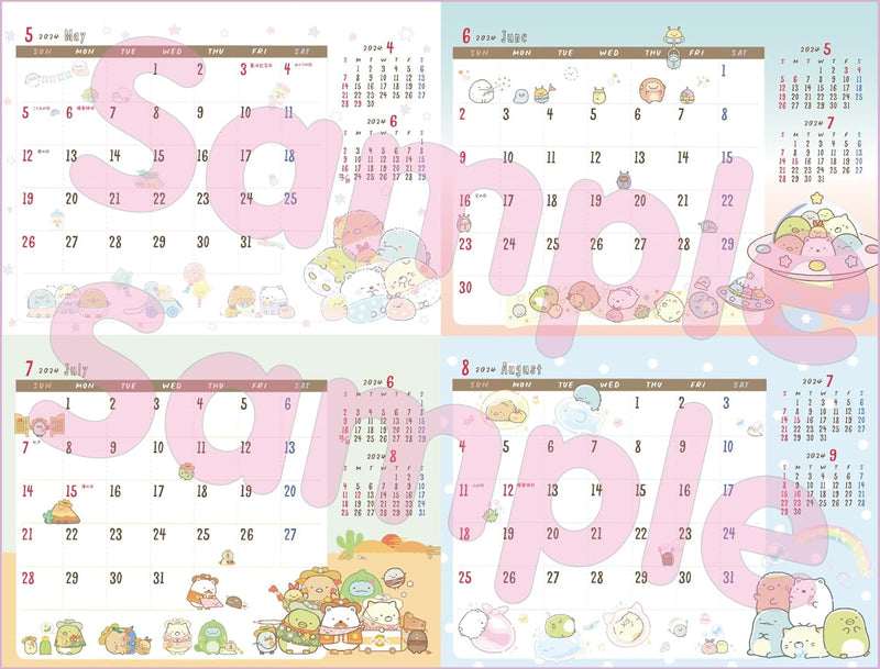 2024 Sumikko Gurashi Desk Calendar