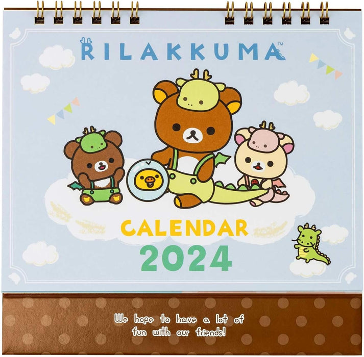 San-X 2024 Rilakkuma Desk Calendar CD38201