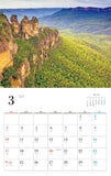Superb View! World Heritage Sites Calendar 2024(Monthly/Wall Calendar)