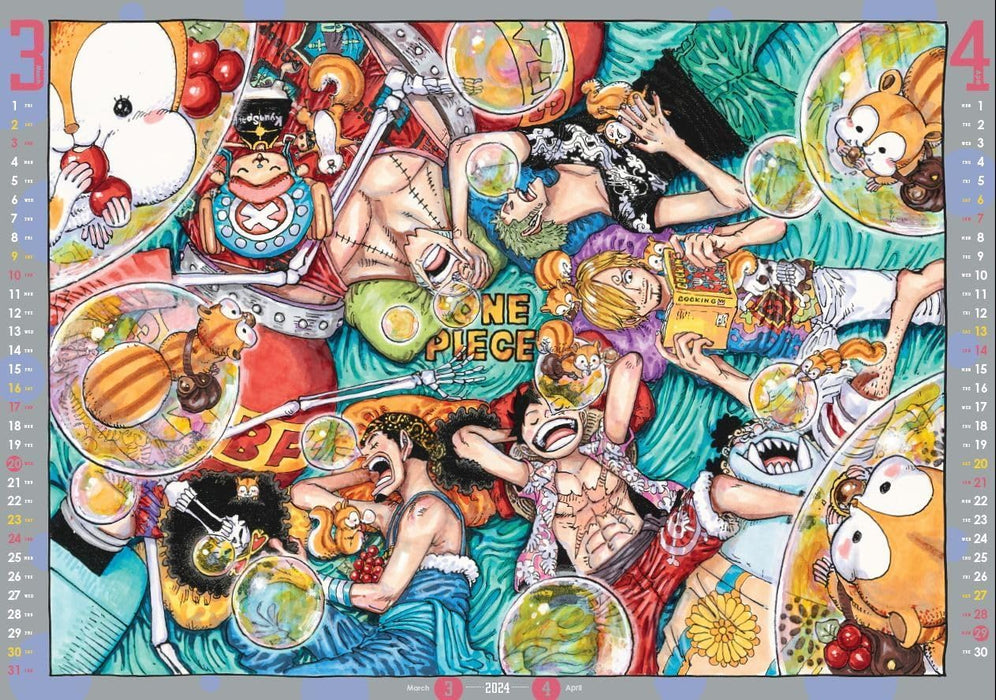 ONE PIECE Comic Calendar (Large Size) 2024