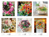 Natural Flower Cute Flower Shops Little Calendar 2024 (Impress Calendar 2024)