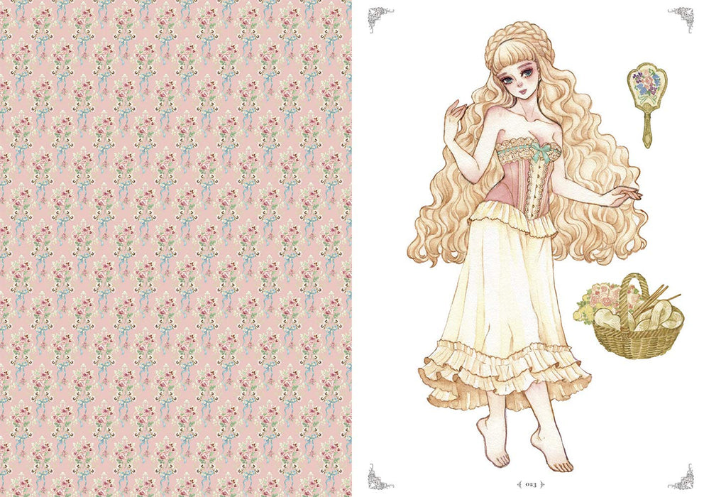 Dress-up Doll Illustration Princess Fantasy