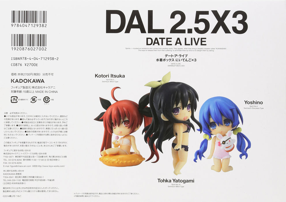 Date A Live Swimsuit Box 2.5 x 3