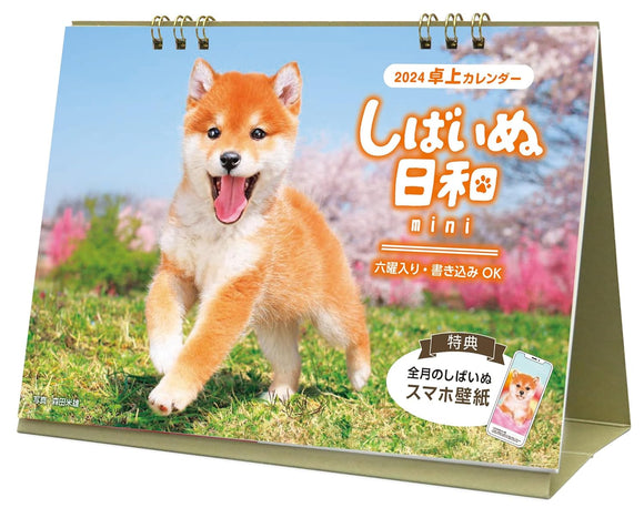 Shiba Inu Biyori mini (Impress Calendar 2024)