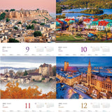 JTB Calendar The Most Beautiful Town in The World 2024 Wall Calendar