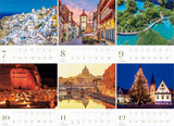 Yama-kei Calendar 2024 Heartwarming World: Breathtaking Scenery (Monthly/Wall Calendar)