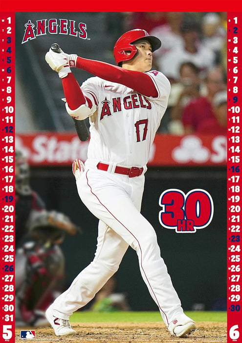 Ensky Shohei Ohtani 2024 Wall Calendar CL-551