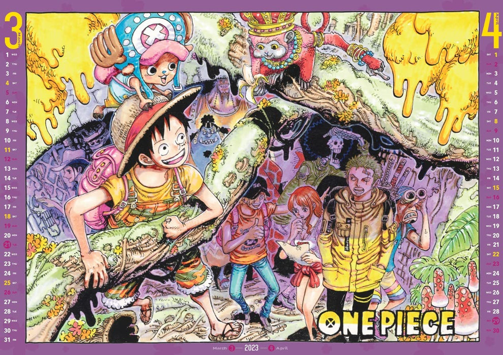 ONE PIECE Comic Calendar (Large Size) 2023