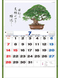 Todan 2024 Wall Calendar Bonsai Masterpiece Collection 60 x 42.5cm TD-665