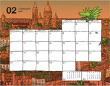 Greeting Life 2024 Desk Calendar Jean-Vincent SENAC C-1512-JF