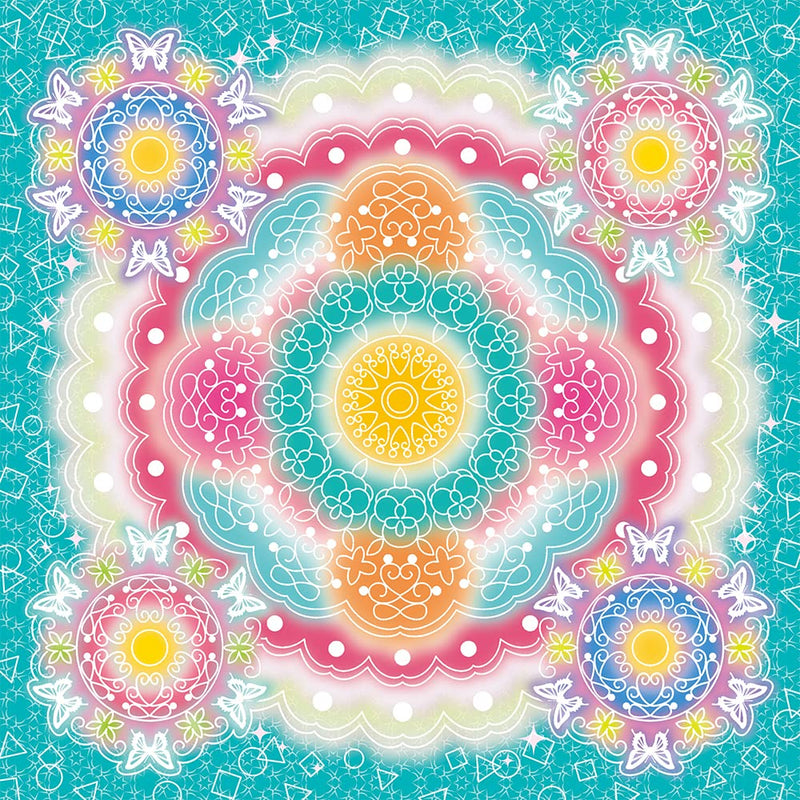 Scratch Art for Balancing the Autonomic Nervous System: Flower Kaleidoscope to Enjoy Colors