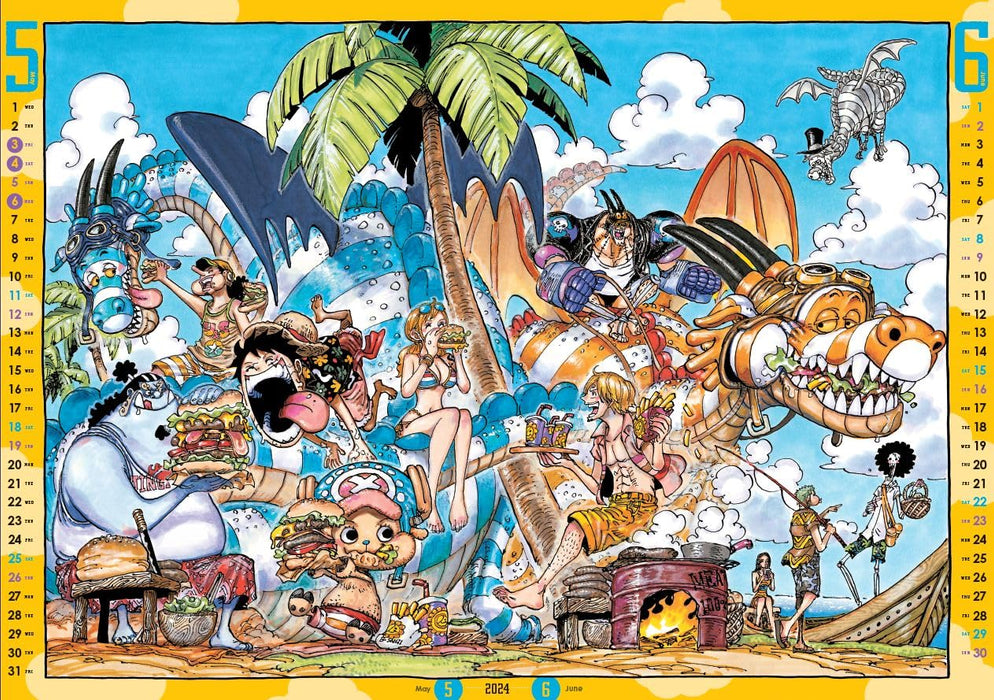 ONE PIECE Comic Calendar (Large Size) 2024