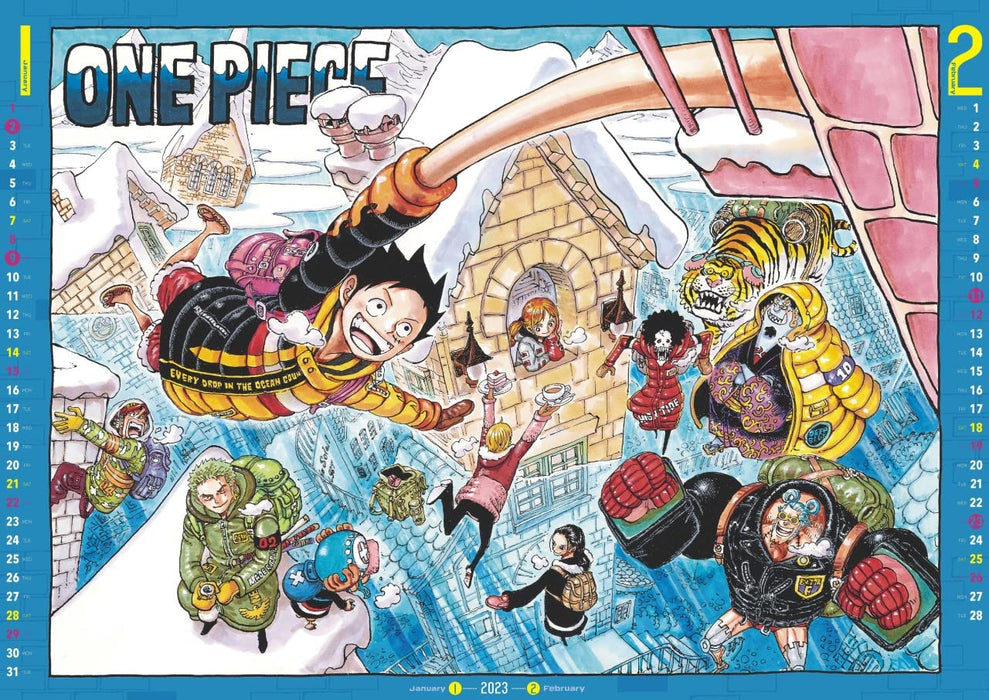 ONE PIECE Comic Calendar (Large Size) 2023