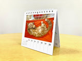 Yama-kei Calendar 2024 Nagomi Cat Weekly Calendar (Weekly Calendar / Desk / Ring)