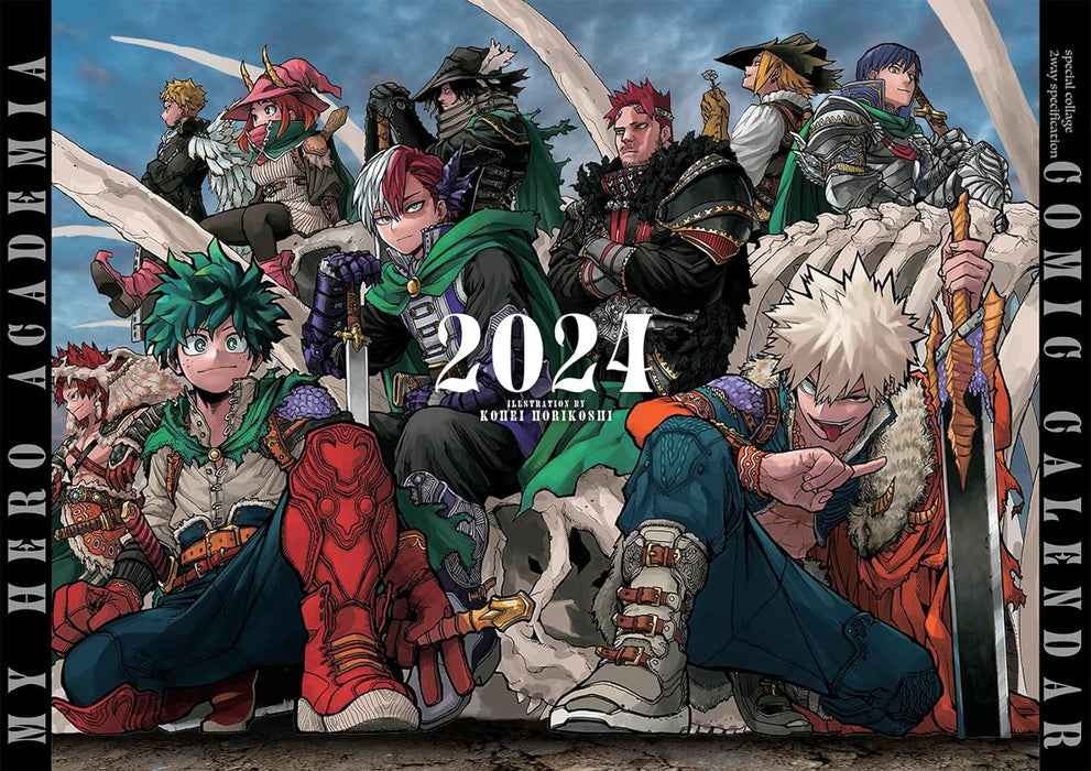 My Hero Academia Comic Calendar 2024