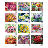 New Japan Calendar 2024 Wall Calendar Floral Healing NK71