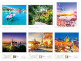 Small and Charming Fairy Tale-like Enchanting Cityscapes and Landscapes from Around the World (Impress Calendar 2024)
