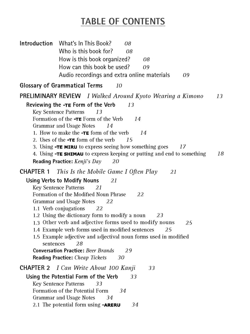 Japanese Grammar: Essential Sentence Patterns for Everyday Communication