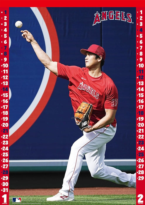 Ensky Shohei Ohtani 2024 Wall Calendar CL-551