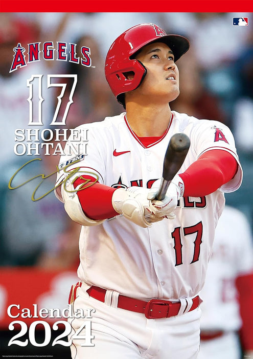 Ensky Shohei Ohtani 2024 Wall Calendar CL-551