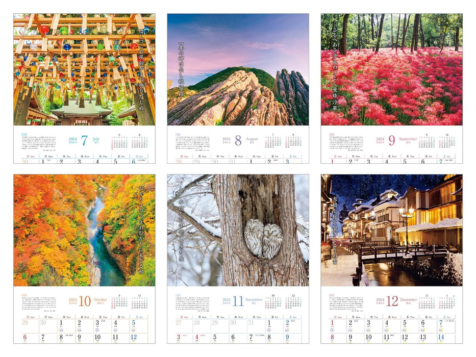 Itsuki Natsui Enjoying the Seasons: Introduction to Haiku and Calendar (Impress Calendar 2024)