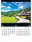 Todan 2024 Wall Calendar Sansui Ujo 60 x 42.5cm TD-703