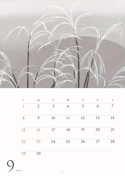 Unsodo Calendar 2024 Kamisaka Sekka Calendar