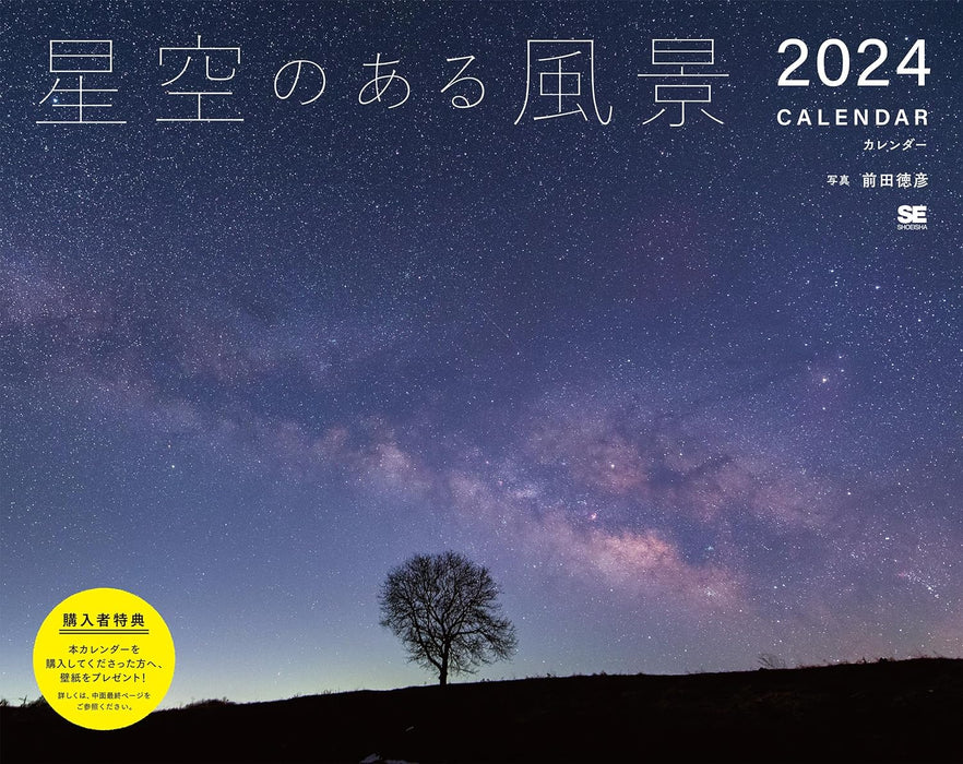 Landscape with Starry Sky Calendar 2024