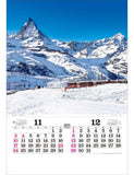 Todan 2024 Wall Calendar Switzerland Tohan DX Film 75 x 50.4cm TD-520