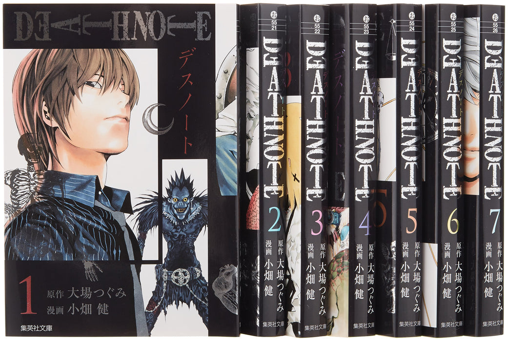 DEATH NOTE Bunko Comic Complete Set of 7 Volumes