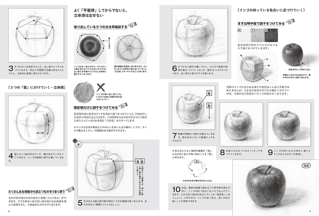 The Basic of Pencil Drawing Let's Start Drawing Easily and Enjoyably