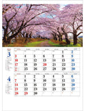 Todan 2024 Wall Calendar Beautiful Japan 52.7 x 38cm TD-900
