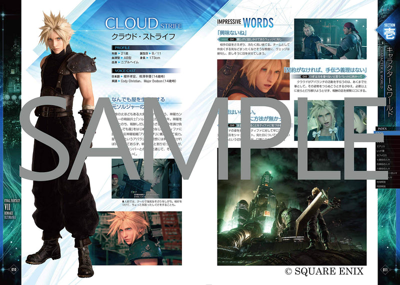 FINAL FANTASY VII REMAKE ULTIMANIA