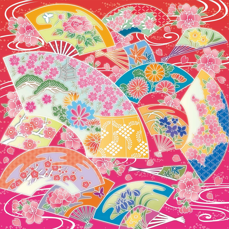 Scratch Art for Balancing the Autonomic Nervous System: Glamorous Traditional Kimono Patterns