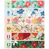 Todan 2024 Desk L Calendar Floral Memo 15.6 x 18cm TD-273
