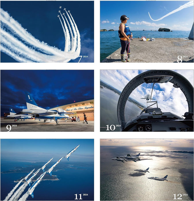 2024 Blue Impulse Wall Calendar JASDF Japan Air Self-Defense Force 35.5 x 38cm BI-1