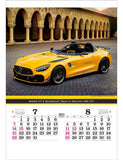 Todan 2024 Wall Calendar Super Sports Car Tohan DX Film 75 x 50.4cm TD-540