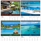 Todan 2024 Wall Calendar Best Dream Time - Adored Resort - 53.5 x 38cm TD-814